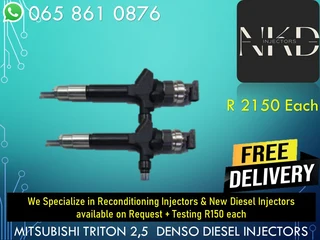 Mitsubishi Triton 2.5 Diesel Injectors For Sale On Exchange Or To Recon With Warranty