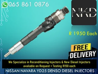 Nissan Navara Yd25 Diesel Injectors For Sale Or To Recon