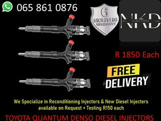 Toyota Quantu Diesel Injectors For Sale