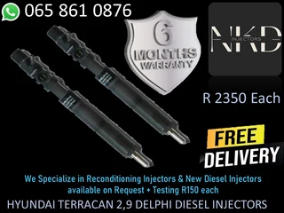 Hyundai Terracan 2.9 Diesel Injectors For Sale Or Recon
