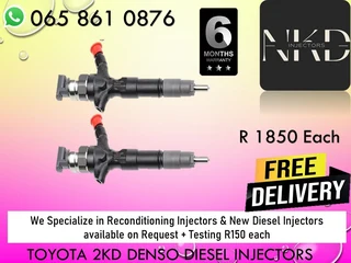 Toyota 2kd Diesel Injectors For Sale