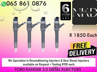 FORD RANGER 3.0 DIESEL INJECTORS FOR SALE ON EXCHANGE OR RECON
