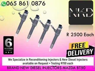 MAZDA BT50 NEW DIESEL INJECTORS FOR SALE