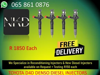 Toyota D4d Denso Diesel Injectors For Sale Or Recon