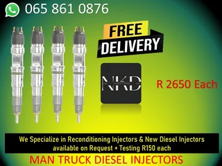 Man Diesel Injectors For Sale Or Recon