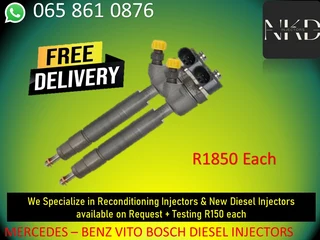 Mercedes Vito Diesel Injectors For Sale.
