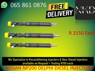 Nissan NP200 diesel injectors for sale on exchange or recon