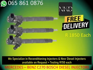 Mercedes C270 Diesel Injectors For Sale