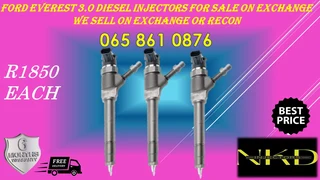 Ford Everest (3.0/bt50) Diesel Injectors For Sale On Exchange Or To Recon With Warranty