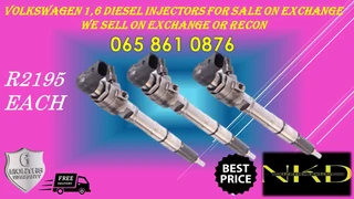 Volkswagen 1.6 Diesel Injectors For Sale On Exchange Or Tor Econ With Warranty
