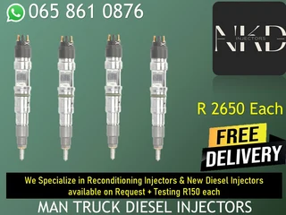Man Truck Diesel Injectors For Sale Or To Recon