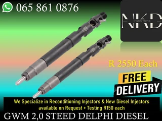 Gwm 2.0 Steed Diesel Injectors For Sale On Exchange