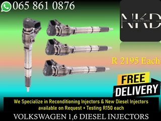 Volkswagen 1.6 Diesel Injectors For Sale On Exchange Or To Recon With Warranty