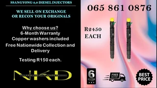 Ssangyong Diesel Injectors For Sale On Exchange Or Recon Your Own