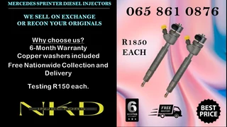 Mercedes Sprinter Diesel Injectors For Sale