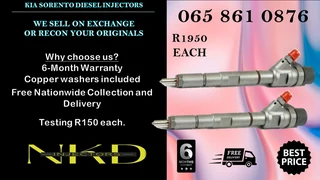 Kia Sorento Diesel Injectors For Sale On Exchange Or Recon With Test Reports