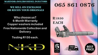 Mahindra Bolero Diesel Injectors For Sale
