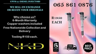 Gwm Diesel Injectors For Sale Or Recon