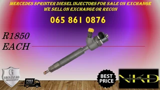 Mercedes Benz Sprinter Diesel Injectors For Sale On Exchange With 6 Months Warranty