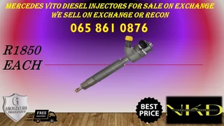 Mercedes Benx Vito Diesel Injectors For Sale Or To Recon