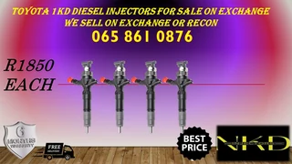Toyota 1kd Diesel Injectors For Sale Or To Recon