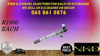 Gwm 2.5 Diesel Injectors For Sale Or To Recon