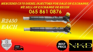 Mercedes C270 Diesel Injectors For Sale On Exchange Or To Recon