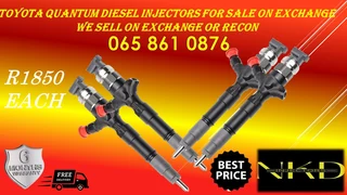 Toyota Quantum Diesel Injectors For Sale On Exchange Or To Recon