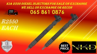 Kia 2500 Diesel Injectors For Sale Or To Recon