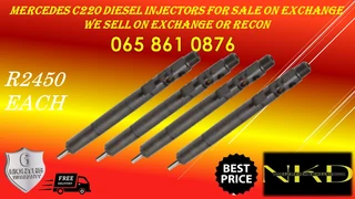 Mercedes C220 Diesel Injectors For Sale On Exchange Or To Recon With Warranty