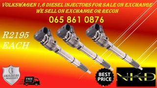 Volkswagen 1.6 Diesel Injectors For Sale On Exchange Or To Recon