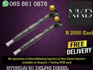 Hyundai H1 Diesel Injectors For Sale Or To Recon
