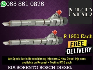 Kia Sorento Diesel Injectors For Sale Or To Recon