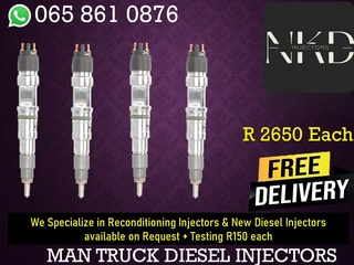 Man Truck Diesel Injectors For Sale Or To Reocn
