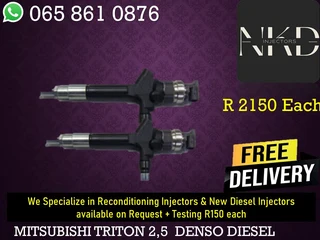 Mitsubishi Triton 2.5 Diesel Injectors For Sale On Exchange Or To Recon With Warranty