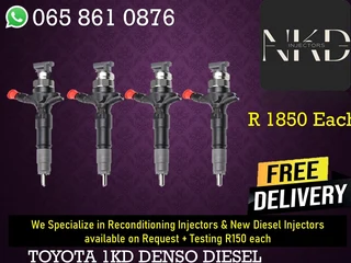 Toyota 1kd Diesel Injectors For Sale Or To Recon