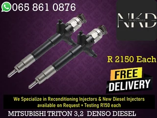 Mitsubishi Triton 3.2 Diesel Injectors For Sale On Exchange Or To Recon With Warranty