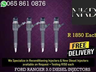 Ford Ranger 3.0 Diesel Injectors For Sale Or To Recon