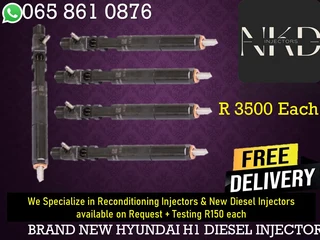New Hyundai H1 Diesel Injectors For Sale On Exchange Or To Recon