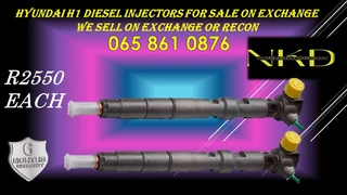 Hyundai H1 Diesel Injectors For Sale Or To Recon