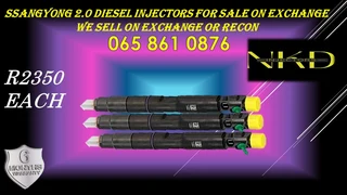 Ssangyong 2.0 Diesel Injectors For Sale On Exchange With 6 Months Warranty