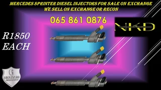 Mercedes Benz Sprinter Diesel Injectors For Sale On Exchange Or To Recon