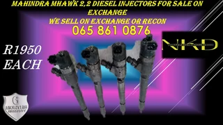 Mahindra Mhawk 2.2 Diesel Injectors For Sale On Exchange Or To Reocn With Warranty