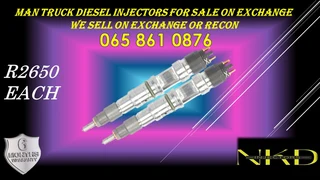 Man Truck Diesel Injectors For Sale Or To Recon