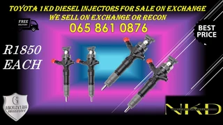 Toyota 1kd Diesel Injectors For Sale Or To Recon