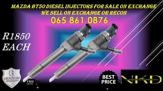 Mazda Bt50 Diesel Injectors For Sale On Exchange Or To Recon With Warranty