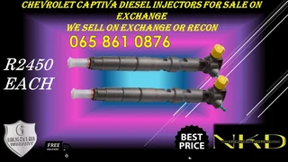 Chevrolet Captiva Diesel Injectors For Sale On Exchange With 6 Months Warranty