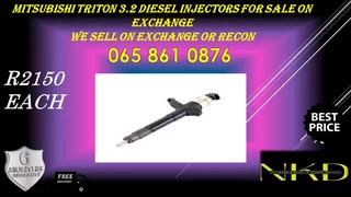 Mitsubishi Triton 3.2 Diesel Injectors For Sale On Exchange Or To Recon With Warranty