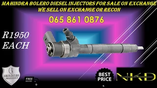 Mahindra Bolero Diesel Injectors For Sale On Exchange Or To Recon With Warranty