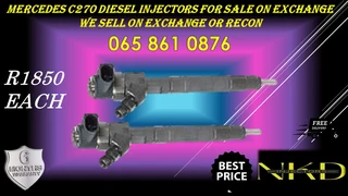 Mercedes C270 Diesel Injectors For Sale On Exchange Or To Recon